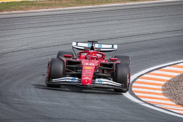 Formula 1 Heineken Dutch Grand Prix 2025 Laurent Lefebvre OVERTAKE MAXPPP - Zandvoort 29 08 2025 16 LECLERC Charles (mon), Scuderia Ferrari HP, action at the Formula 1 Heineken Dutch Grand Prix 2025, the 15th round of the 2025 FIA Formula 1 World Championship, WM, Weltmeisterschaft at Circuit Zandvoort in Zandvoort, Netherlands, from 28 to 31 August 2025 Zandvoort Netherlands  Copyright: xOVERTAKE MAXPPPxLaurentxLefebvrex OVT202508299323 OVT202508299323