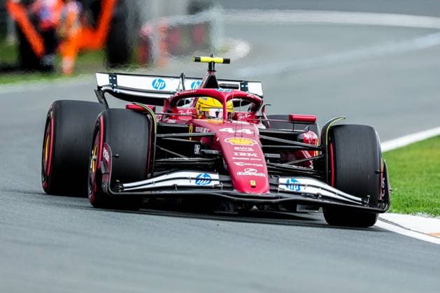 2025-08-29 F1 - Heineken Dutch GP - Free Practice 1 ZANDVOORT, NETHERLANDS - AUGUST 29: Lewis Hamilton of Ferrari competing in the Free Practice 1 during F1 - Heineken Dutch GP on August 29, 2025 in Zandvoort, Netherlands. Zandvoort Netherlands Content not available for redistribution in The Netherlands directly or indirectly through any third parties. Copyright: xAndrexWeeningx