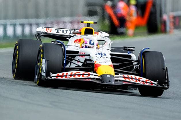 2025-08-29 F1 - Heineken Dutch GP - Free Practice 1 ZANDVOORT, NETHERLANDS - AUGUST 29: Liam Lawson of Racing Bulls competing in the Free Practice 1 during F1 - Heineken Dutch GP on August 29, 2025 in Zandvoort, Netherlands. Zandvoort Netherlands Content not available for redistribution in The Netherlands directly or indirectly through any third parties. Copyright: xAndrexWeeningx