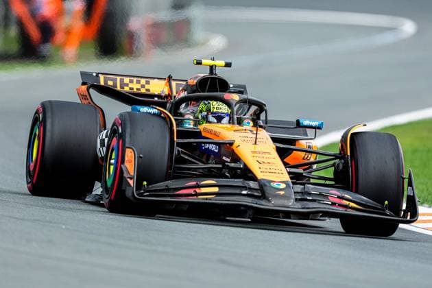 2025-08-29 F1 - Heineken Dutch GP - Free Practice 1 ZANDVOORT, NETHERLANDS - AUGUST 29: Lando Norris of McLaren competing in the Free Practice 1 during F1 - Heineken Dutch GP on August 29, 2025 in Zandvoort, Netherlands. Zandvoort Netherlands Content not available for redistribution in The Netherlands directly or indirectly through any third parties. Copyright: xAndrexWeeningx