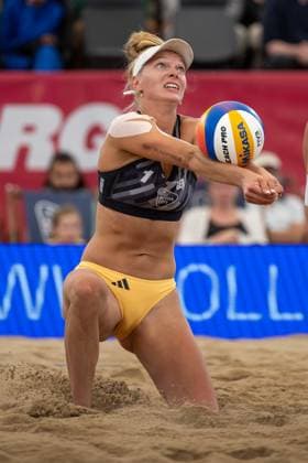 Beach Pro Tour Elite 16 Hamburg, 29 08 2025 Linda Bock Player No 1, GER Beach Pro Tour Elite 16 Hamburg on 29 08 2025 Copyright: xBEAUTIFULxSPORTS PeterxWeberx