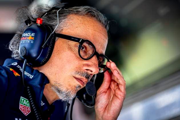Team boss Laurent Mekies of Red Bull Racing during the match Formula 1 Zandvoort friday 2025, free practice at the Formula 1 circuit Zandvoort for the Formula One Zandvoort friday 2025 season 2025 2026 in ZANDVOORT, Netherlands on 29 august 2025, photo by Marcel van Dorst EYE4images DeFodi Images DATUM AANPASSEN