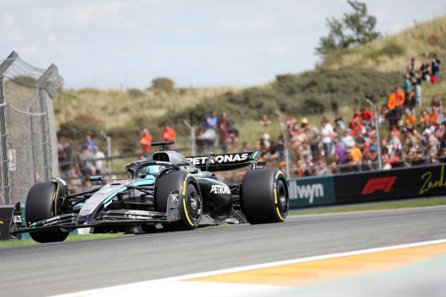 Zandvoort, Netherlands August 28 31, 2025 FIA Formula 1 World Championship Dutch Grand Prix 2025 FP1 Friday Pictured George Russell GBR Circuit Zandvoort Copyright: xFotostandx xBeierx