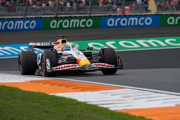 Isack Hadjar, 6, Visa Cash App RB Formula One Team, 1 Free Practice, Dutch Grand Prix, Motorsport, Men, Formula 1, 29 08 2025 Zandvoort Netherlands Netherlands Copyright: xkolbert-press MartinxWdziecznyx