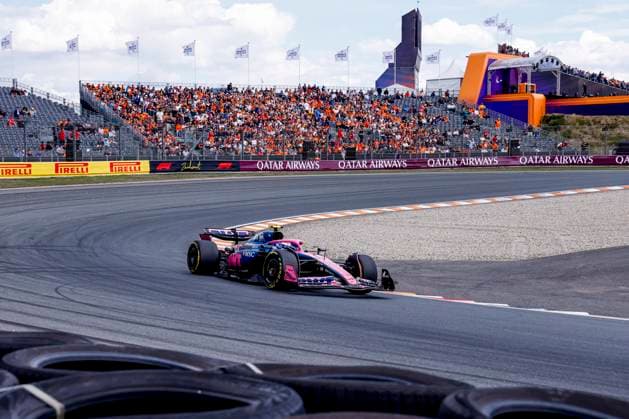 Franco Colapinto of Argentina and BWT Alpine F1 Team during the Free Practice of the Formula 1 Heineken Dutch Grand Prix 2025 on Day 1 at Circuit Zandvoort on August 29, 2025 in Zandvoort, Netherlands Photo by Marcel ter Bals DeFodi Images
