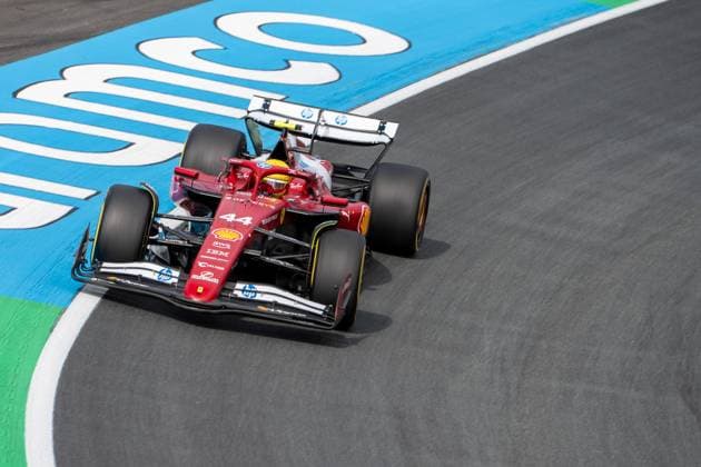 Lewis Hamilton 44, Scuderia Ferrari, 1 Free Practice, Dutch Grand Prix, Motorsport, Men, Formula 1, 29 08 2025 Zandvoort Netherlands Netherlands Copyright: xkolbert-press MartinxWdziecznyx