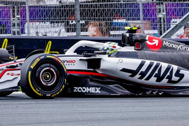 Oliver Bearman of the United Kingdom and Haas F1 Team during the Free Practice of the Formula 1 Heineken Dutch Grand Prix 2025 on Day 1 at Circuit Zandvoort on August 29, 2025 in Zandvoort, Netherlands Photo by Marcel ter Bals DeFodi Images