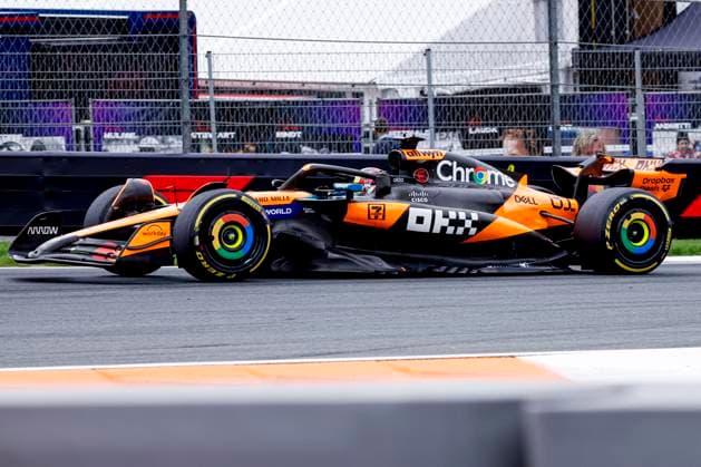 Oscar Piastri of Australia and McLaren F1 Team during the Free Practice of the Formula 1 Heineken Dutch Grand Prix 2025 on Day 1 at Circuit Zandvoort on August 29, 2025 in Zandvoort, Netherlands Photo by Marcel ter Bals DeFodi Images