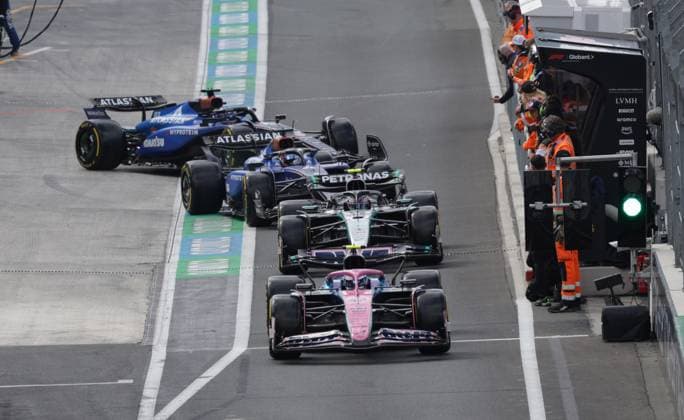 FORMULA 1 HEINEKEN DUTCH GRAND PRIX 2025 29 08 2025, Circuit Park Zandvoort, Zandvoort, FORMULA 1 HEINEKEN DUTCH GRAND PRIX 2025 , in the picture Franco Colapinto ARG , BWT Alpine F1 Team, Andrea Kimi Antonelli ITA , Mercedes AMG Petronas Formula One Team, Alexander Albon GBR , Atlassian Williams Racing, Carlos Sainz Jr ESP nordphotoxGmbHx xBratic nph00250