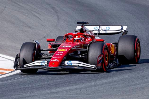 Charles Leclerc of Monaco and Scuderia Ferrari HP F1 Team during the Free Practice of the Formula 1 Heineken Dutch Grand Prix 2025 on Day 1 at Circuit Zandvoort on August 29, 2025 in Zandvoort, Netherlands Photo by Marcel ter Bals DeFodi Images
