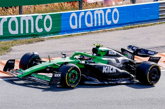 Gabriel Bortoleto of Brazil and Stake F1 Team Kick Sauber during the Free Practice of the Formula 1 Heineken Dutch Grand Prix 2025 on Day 1 at Circuit Zandvoort on August 29, 2025 in Zandvoort, Netherlands Photo by Marcel ter Bals DeFodi Images