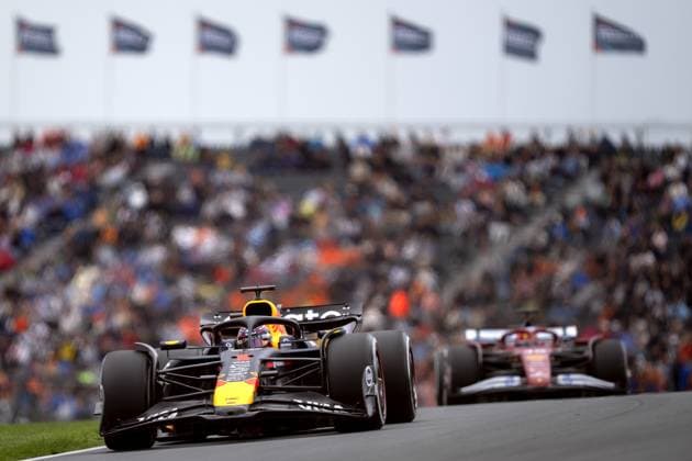 ZANDVOORT - Max Verstappen (Red Bull Racing) during the second free practice session prior to the Dutch F1 Grand Prix at the Zandvoort Circuit. ANP SANDER KONING xVIxANPxSportx xxANPxIVx 534424787 originalFilename: 534424787.jpg