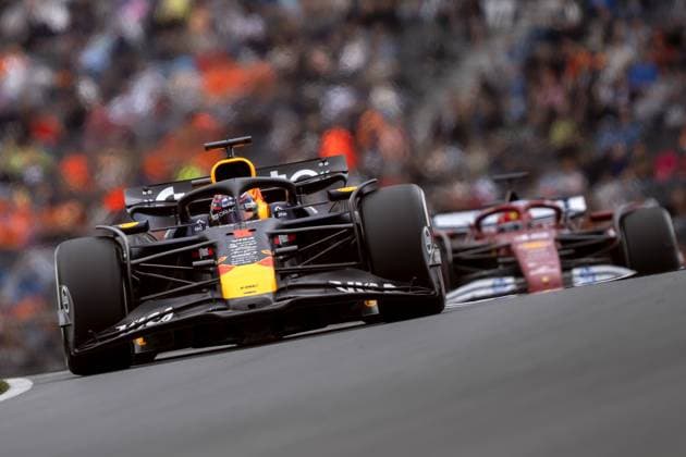 ZANDVOORT - Max Verstappen (Red Bull Racing) during the second free practice session prior to the Dutch F1 Grand Prix at the Zandvoort Circuit. ANP SANDER KONING xVIxANPxSportx xxANPxIVx 534425135 originalFilename: 534425135.jpg