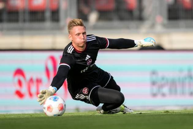 Soccer, 2 Bundesliga, 20250829, 1 FC Nürnberg SC Paderborn In the picture Goalkeeper Jan REICHERT Nuremberg, 1 Warm-up Nuremberg Max Morlock Stadium Bayern Germany Copyright: Passion2Press MarkusxFischerx