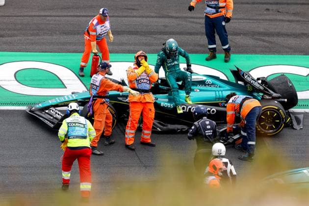 Formula 1, GP Netherlands in Zandvoort, Lance Strolls accident
