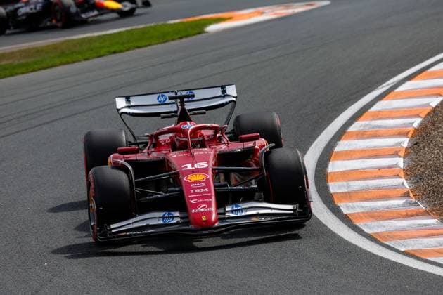 16 Charles Leclerc MCO, Scuderia Ferrari HP , F1 Grand Prix of the Netherlands at Circuit Zandvoort on August 29, 2025 in Zandvoort, Netherlands Photo by HOCH ZWEI Zandvoort Netherlands