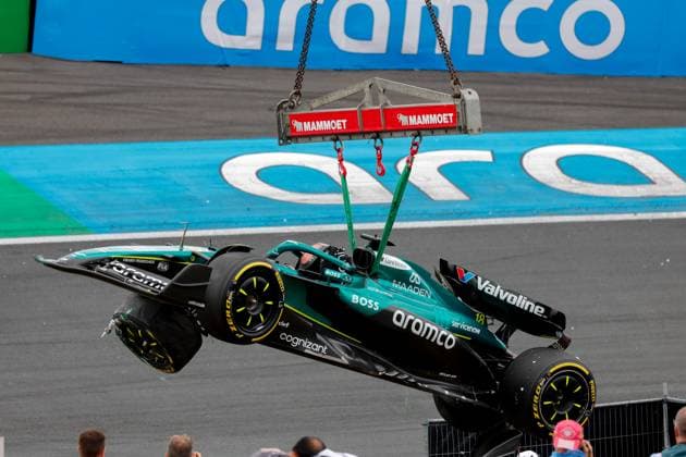 18 Lance Stroll CAN, Aston Martin Aramco F1 Team , F1 Grand Prix of the Netherlands at Circuit Zandvoort on August 29, 2025 in Zandvoort, Netherlands Photo by HOCH ZWEI Zandvoort Netherlands