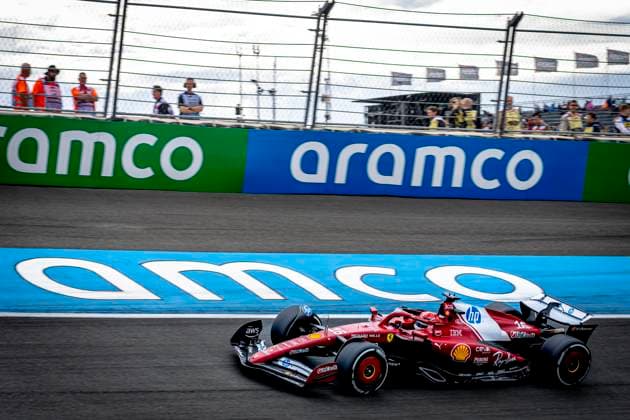 Formule 1 driver Charles Leclerc Ferrari during the match Formula 1 Zandvoort friday 2025, free practice at the Formula 1 circuit Zandvoort for the Formula One Zandvoort friday 2025 season 2025 2026 in ZANDVOORT, Netherlands on 29 august 2025, photo by Marcel van Dorst EYE4images DeFodi Images