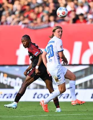 29 08 2025 Soccer Season 2025 2026 2 Soccer Bundesliga 04 Matchday 1 FC Nürnberg FCN Club SC Paderborn 07 SCP Sportfoto Zink xwoxzix DFL regulations prohibit any use of photographs as image sequences and or quasi video only for editorial use Mohamed Ali Zoma 23, 1 FC Nürnberg FCN Felix Götze 20, SC Paderborn 07