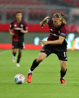 29 08 2025 Soccer Season 2025 2026 2 Soccer Bundesliga 04 Matchday 1 FC Nürnberg FCN Club SC Paderborn 07 SCP Sportfoto Zink DaMa xdaxmax DFL regulations prohibit any use of photographs as image sequences and or quasi video only for editorial use Artem Stepanov 11, 1 FC Nürnberg FCN Freisteller Einzelbild