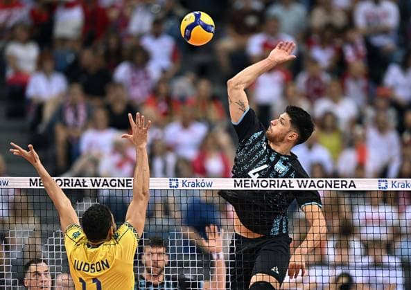 2025.08.29 Krakow Siatkowka 22 Memorial Huberta Jerzego Wagnera Brazylia - Argentyna N z Joaquin Gallego Foto Norbert Barczyk PressFocus 2025.08.29 Krakow Volleyball 21 Hubert Jerzy Wagner Memorial Argentina - Brazil Joaquin Gallego Credit: Norbert Barczyk PressFocus NEWSPIX.PL --- newspix.pl POLAND OUT! 