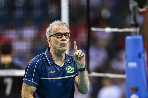 KRAKOW 29.08.2025 SIATKOWKA XXII MEMORIAL HUBERTA JERZEGO WAGNERA - - - VOLLEYBALL XXII HUBERT JERZY WAGNER MEMORIAL TOURNAMENT ARGENTYNA - BRAZYLIA ARGENTINA - BRAZIL NZ TRENER ROCHA DE REZENDE BERNARDO FOT. MICHAL PLASZYK 400MM.PL NEWSPIX.PL --- newspix.pl POLAND OUT! 