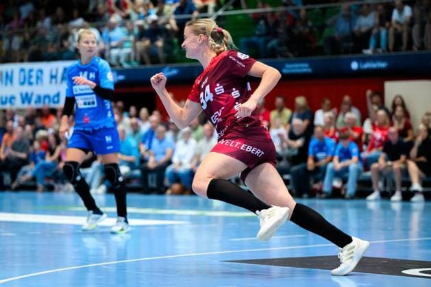 Handball Bundesliga Women, Sport Union Neckarsulm HSG Bensheim Auerbach Mia Zierke Bensheim Neckarsulm Ballei Baden Württemberg Germany