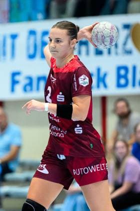 Handball Bundesliga Women, Sport Union Neckarsulm HSG Bensheim Auerbach Mareike Thomaier Bensheim Neckarsulm Ballei Baden Württemberg Germany