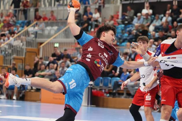 GER HBL2 Season 2025 2026 VfL Potsdam vs HBW Balingen Weilstetten, 29 08 25, MBS Arena, Potsdam Gabriele SONTACCI 1 VfL Potsdam 19