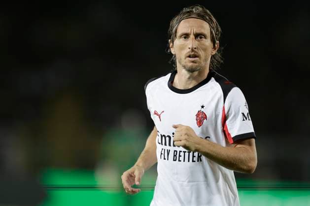 Serie a football match US Lecce vs AC Milan Milan™s Croatian midfielder Luka Modric looks during the Serie A football match between US Lecce vs AC Milan at the Via Del Mare Ettore Giardiniero Stadium in Lecce on August 29, 2025. _BPH3127 Copyright: xAntonioxBalascox