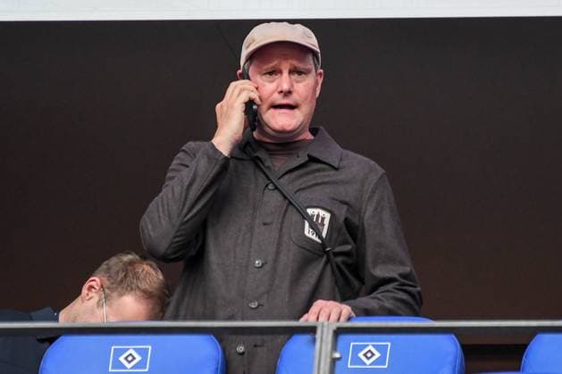 Oke Goettlich Praesident Pauli Germany , Hamburg , Volksparkstadion , Football , 1 Bundesliga , Hamburger SV FC St Pauli