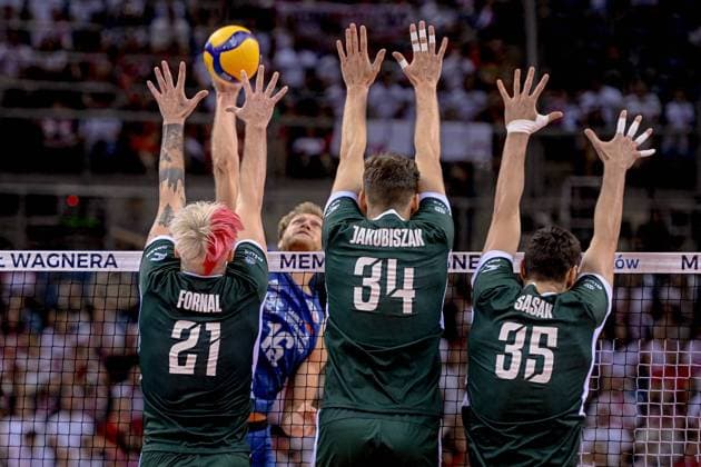 KRAKOW 29.08.2025 SIATKOWKA XXII MEMORIAL HUBERTA JERZEGO WAGNERA --- VOLLEYBALL XXII HUBERT JERZY WAGNER MEMORIAL TOURNAMENT POLSKA - SERBIA --- POLAND - SERBIA N Z TOMASZ FORNAL DRAZEN LUBURIC SZYMON JAKUBISZAK KEWIN SASAK FOT.PAWEL PIOTROWSKI 400MM.PL NEWSPIX.PL --- newspix.pl POLAND OUT! 