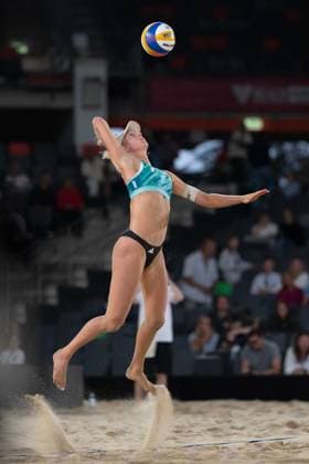 Beach Pro Tour Elite 16 Hamburg, 29 08 2025 Linda Bock Player No 1, GER Beach Pro Tour Elite 16 Hamburg on 29 08 2025 Copyright: xBEAUTIFULxSPORTS PeterxWeberx