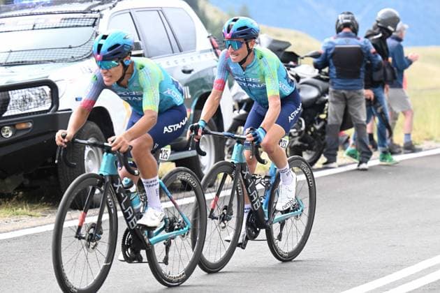 29-08-2025 Vuelta A Espana; Tappa 07 Andorra La Vella - Cerler; 2025, Xds - Astana; Lopez, Harold Martin; Fortunato, Lorenzo; Cerler; 