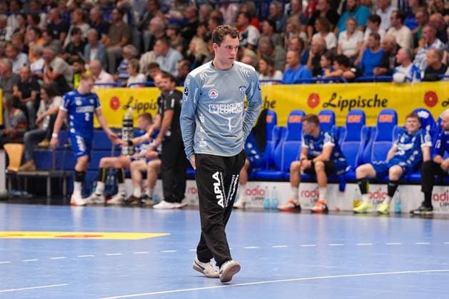 29 08 2025, xydrx, Handball, 1 HBL, TBV Lemgo Lippe SC Magdeburg, PHOENIX Contact Arena Constantin Moestl TBV Lemgo Lippe 1 Nordrhein Westfahlen Germany