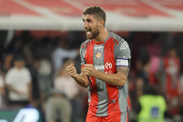 MATTEO BIANCHETTI, Cremonese, Serie A, 2025-26, Cremonese vs Sassuolo 3-2, 29-08-2025, Esultanza, Celebration, Jubel SERIE A 2025-26 CREMONESE-SASSUOLO 3-2