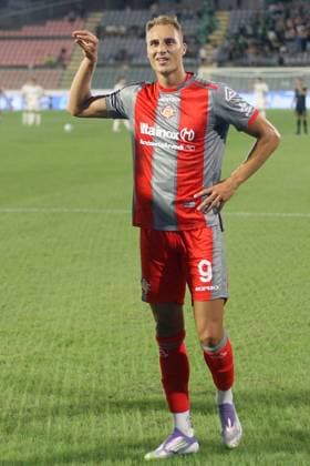 MANUEL DE LUCA, Cremonese, Serie A, 2025-26, Cremonese vs Sassuolo 3-2, 29-08-2025, Esultanza, Celebration, Jubel SERIE A 2025-26 CREMONESE-SASSUOLO 3-2