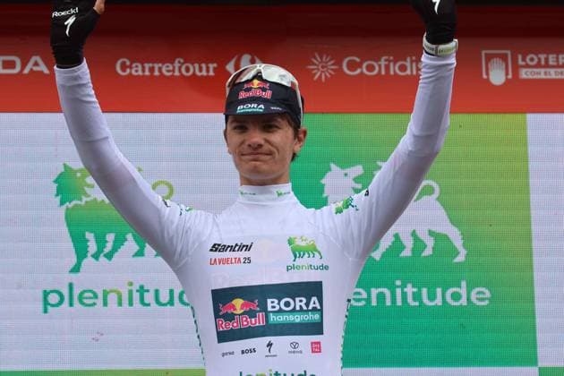 29-08-2025 Vuelta A Espana; Tappa 07 Andorra La Vella - Cerler; 2025, Red Bull - Bora Hansgrohe; Pellizzari, Giulio; Cerler; 