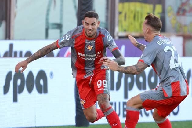 ANTONIO SANABRIA, Cremonese, Serie A, 2025-26, Cremonese vs Sassuolo 3-2, 29-08-2025, Esultanza, Celebration, Jubel SERIE A 2025-26 CREMONESE-SASSUOLO 3-2
