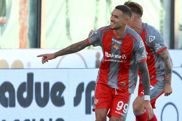 ANTONIO SANABRIA, Cremonese, Serie A, 2025-26, Cremonese vs Sassuolo 3-2, 29-08-2025, Esultanza, Celebration, Jubel SERIE A 2025-26 CREMONESE-SASSUOLO 3-2