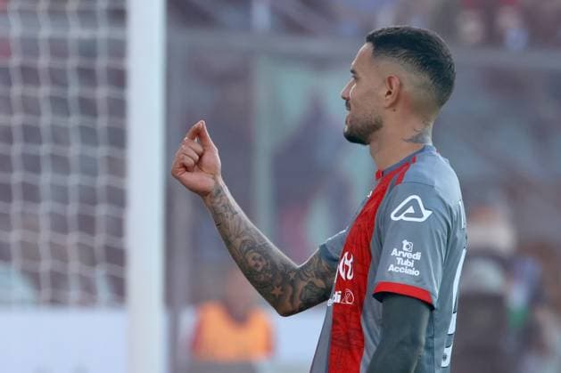 ANTONIO SANABRIA, Cremonese, Serie A, 2025-26, Cremonese vs Sassuolo 3-2, 29-08-2025, Esultanza, Celebration, Jubel SERIE A 2025-26 CREMONESE-SASSUOLO 3-2