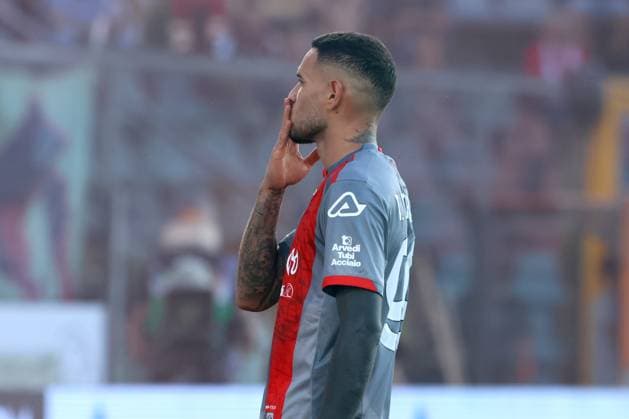 ANTONIO SANABRIA, Cremonese, Serie A, 2025-26, Cremonese vs Sassuolo 3-2, 29-08-2025, Esultanza, Celebration, Jubel SERIE A 2025-26 CREMONESE-SASSUOLO 3-2