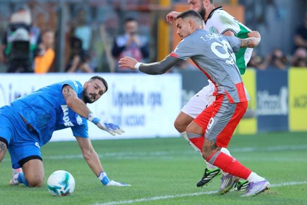 ANTONIO SANABRIA, Cremonese, Serie A, 2025-26, Cremonese vs Sassuolo 3-2, 29-08-2025, Goal, Gol SERIE A 2025-26 CREMONESE-SASSUOLO 3-2