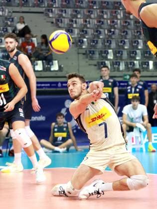 Fabio Balaso (Italy) during 2025 FIPAV Cup Men - Italy vs Turkiye, International volleyball match in Turin, Italy, August 29 2025  Copyright: xClaudioxBenedetto IPAxSportx xipa-agency.netx xx IPA_63593742 IPA_Agency_IPA63593742