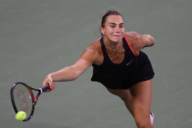 August 29, 2025, New York City, New York, USA: ARYNA SABALENKA during the match against L. Fernandez of Canada in the third round of US Open 2025 at the USTA Billie Jean King National Tennis Center. Queens, New York City. Sabalenka won 6:3, 7:6 New York City USA - ZUMAc278 20250829_zsp_c278_026 Copyright: xMarcinxCholewinskix