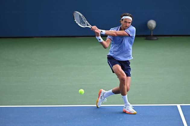 US Open - Arthur Rinderknech Arthur Rinderknech (FRA) during his third round match at the 2025 US Open at Billie Jean National Tennis Center in New York City, NY, USA, on August 29, 2025. Photo by Corinne Dubreuil ABACAPRESS.COM New York City United States  Copyright: xDubreuilxCorinne ABACAx