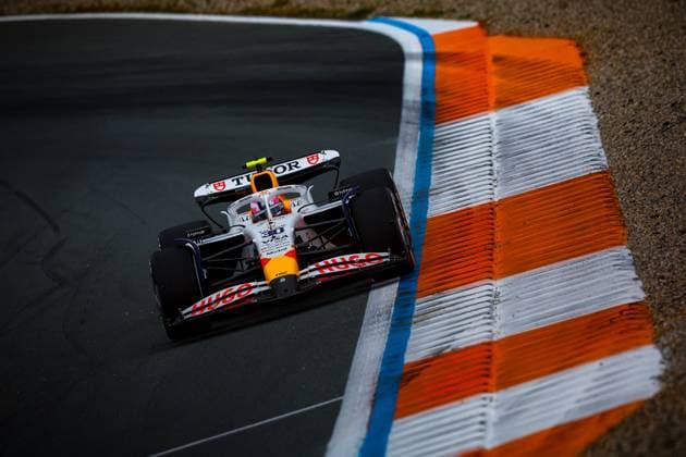 MOTORI - Formula 1 - Heineken Dutch Grand Prix 2025 30 Liam Lawson, (NZL) Racing Bulls, RB VCARB 02 Honda, during the Dutch GP, Zandvoort 28-31 August 2025. Formula 1 World Championship, WM, Weltmeisterschaft 2025. Netherlands Netherlands  Copyright: xIPAxSport ABACAx