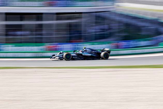 Andrea Kimi Antonelli of Italy and Mercedes AMG Petronas F1 Team during the Free Practice of the Formula 1 Heineken Dutch Grand Prix 2025 on Day 2 at Circuit Zandvoort on August 30, 2025 in Zandvoort, Netherlands Photo by Marcel ter Bals DeFodi Images