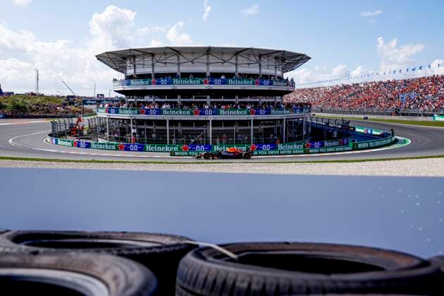 Yuki Tsunoda of Japan and Oracle Red Bull Racing during the Free Practice of the Formula 1 Heineken Dutch Grand Prix 2025 on Day 2 at Circuit Zandvoort on August 30, 2025 in Zandvoort, Netherlands Photo by Marcel ter Bals DeFodi Images