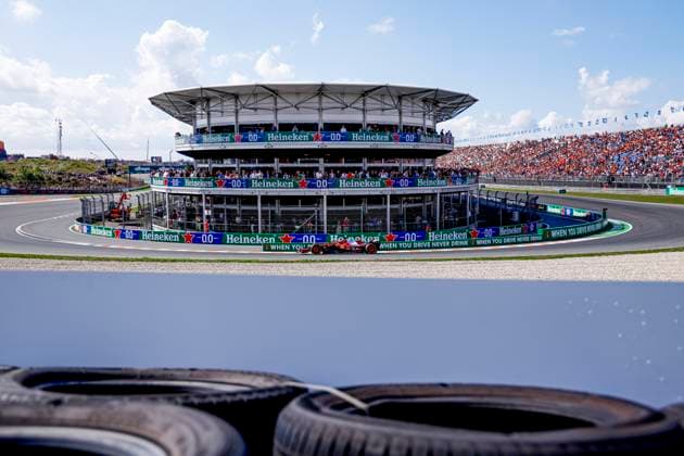 Charles Leclerc of Monaco and Scuderia Ferrari HP F1 Team during the Free Practice of the Formula 1 Heineken Dutch Grand Prix 2025 on Day 2 at Circuit Zandvoort on August 30, 2025 in Zandvoort, Netherlands Photo by Marcel ter Bals DeFodi Images